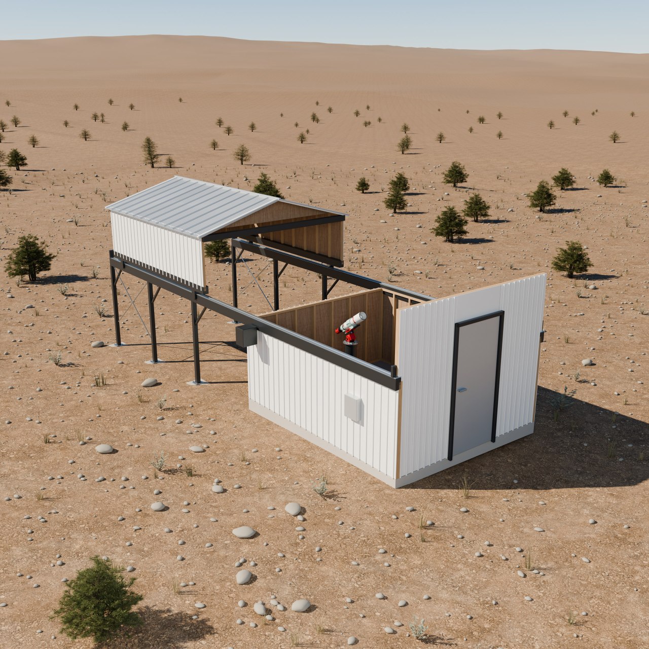 10 by 12 private observatory hosting
